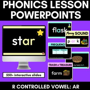 R-Controlled Vowel- AR Sound Powerpoint