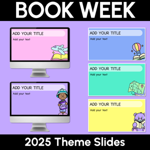BOOK WEEK 2025 - Themed PowerPoint Slides