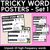 1 for High Frequency Heart Word Posters SET 1 - WORDS WITH TRICKY SPELLINGS