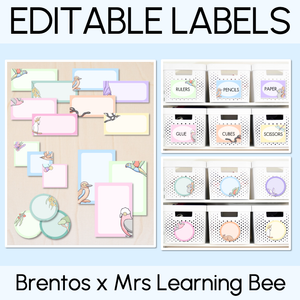 Editable Labels - The Brentos Collection