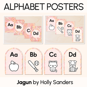 ALPHABET POSTERS - The Jagun Collection