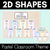 1 for 2D Shape Posters - Pastel Classroom Decor