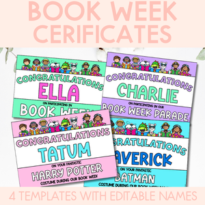 Book Week Certificates