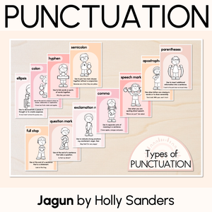 PUNCTUATION POSTERS - The Jagun Collection
