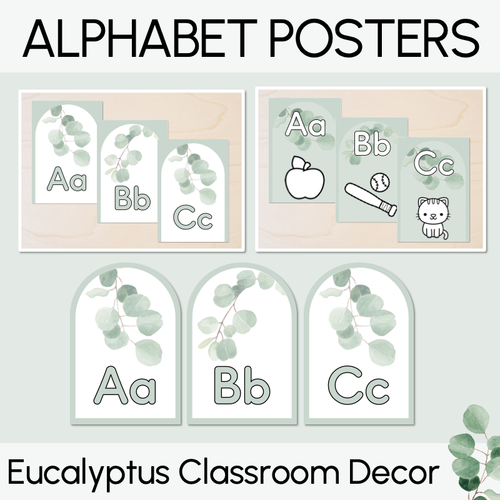 Resource preview 6 for Eucalyptus Classroom Decor Bundle