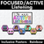 1 for Focused/Active Listening Posters - Inclusive Display - Rainbow