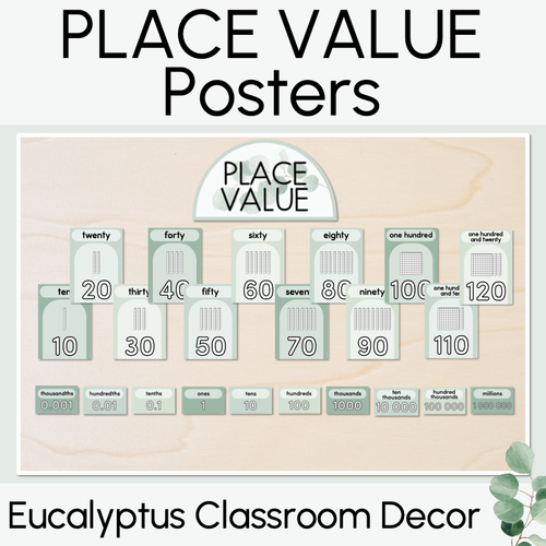 Resource preview 31 for Eucalyptus Classroom Decor Bundle