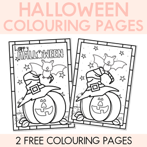 Halloween Colouring Pages