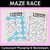 1 for Consonant Phoneme B Words Maze Race - Consonant B Words Worksheets