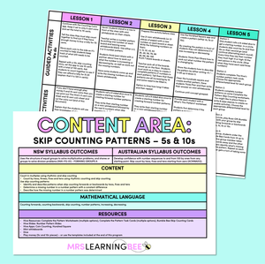 Skip Counting Patterns by 5s & 10s - Grade 1 & 2 Program