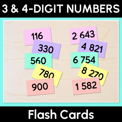 Resource preview 5 for Place Value: Read, Represent & Order 4-Digit Numbers (Part 1) - Grade 3 & 4 Unit of Work
