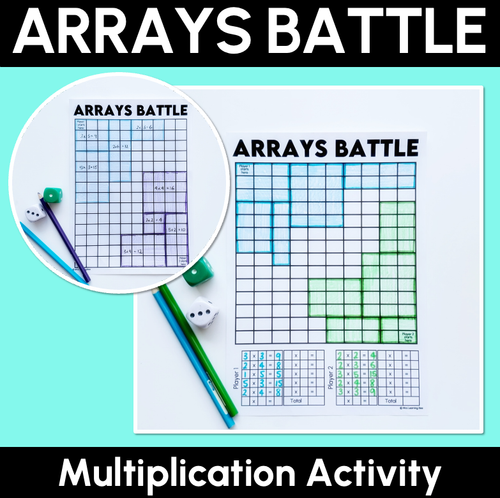 Arrays Battle - Multiplication Activity - Mrs Learning Bee