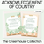 1 for Acknowledgement of Country Posters - The Greenhouse Collection - Natural Classroom Decor