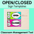 1 for Open & Closed Signs - Classroom Management Tool