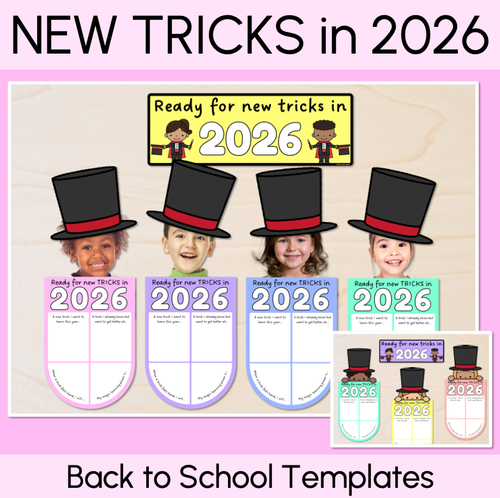 Resource preview 1 for Ready for New TRICKS in 2026 - Editable Back to School Display Templates