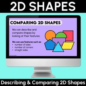 Describing & Comparing 2D Shapes - Digital Slides