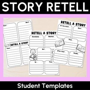 Story Retell - Student Templates