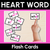 1 for Heart Word Flash Cards