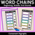 1 for Consonant Digraph Word Chains for Beginning, Middle & End Sounds