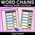 1 for Long Vowel A Word Chains for Beginning, Middle & End Sounds-Decodable Activities