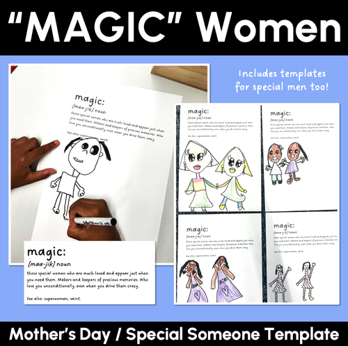 Resource preview 1 for MAGIC Women - Mother’s Day, Father's Day or Special Someone Template