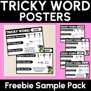 WORDS WITH TRICKY SPELLINGS Freebie - High Frequency Words