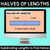 3 for Length: Halves & Quarters of Lengths - Grade 1 & 2 Unit of Work