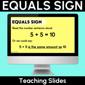 Equals Sign - Balancing Equations Teaching Slides