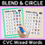 11 for Blend & Circle - CVC CVCC CCVC Words Blending Mats Bundle