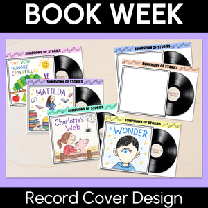 Book Week 2026 Record Cover Design - Symphony of Stories