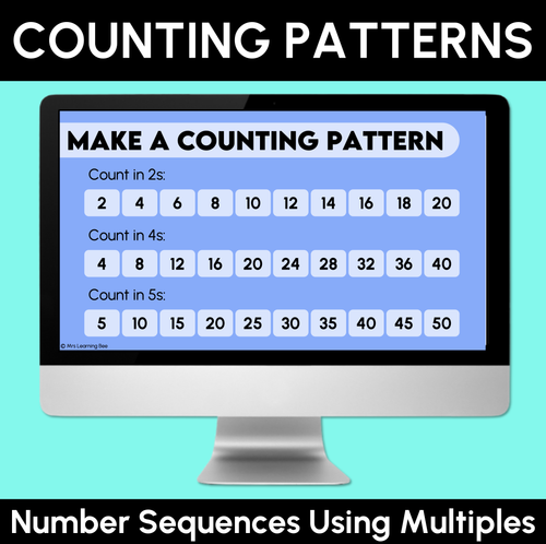 Resource preview 1 for Counting Patterns - Number Sequences Using Multiples Teaching Slides
