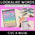 1 for LOOKALIKE WORDS with CVC Words - Short A CVC Words - Task Cards & Printables