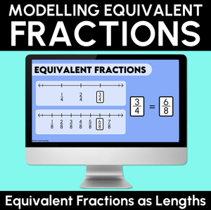 Modelling Equivalent Fractions as Lengths - Teaching Slides
