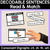 3 for Consonant Digraph Decodable Sentence Activities COMPLETE BUNDLE