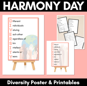 Harmony Week Diversity Posters & Printables