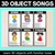1 for 3D Objects Song Posters 