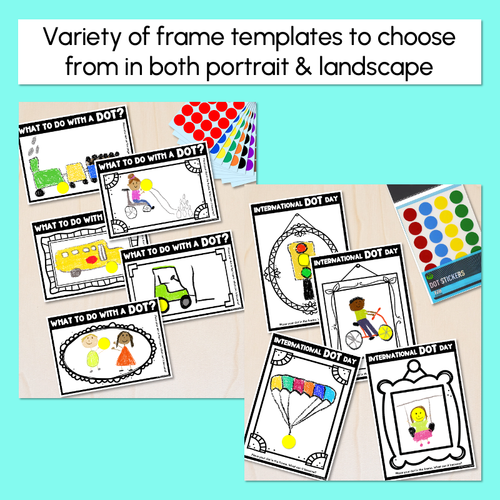 Resource preview 2 for International Dot Day Art Templates - What to do with a dot?