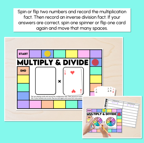 Resource preview 4 for Equal Groups - Multiply It - Multiplication Board Game