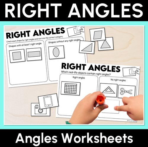 Resource preview 1 for Right Angles - Angles Worksheets