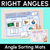 1 for Right Angles - Angle Sorting Mats