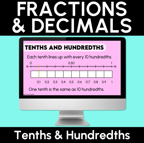 Resource preview 9 for Fraction and Decimal Connections - Grade 3 & 4 Unit of Work