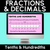 9 for Fraction and Decimal Connections - Grade 3 & 4 Unit of Work