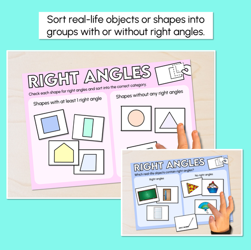 Resource preview 2 for Right Angles - Angle Sorting Mats