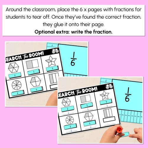 Resource preview 4 for READ THE ROOM - Fractions