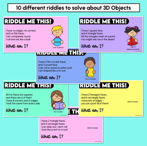 Resource preview 2 for 3D Object Riddles Slides