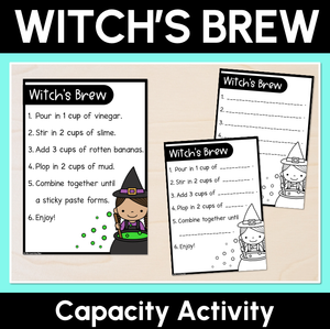 Witch’s Brew Capacity Activity