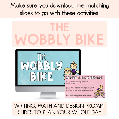 Resource preview 5 for The Wobbly Bike Printable Pack - Book Week 2025