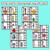 2 for Measuring Length with Informal Units (Unifix Cubes) Clip Cards