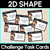 1 for 2D Shape Challenge Task Cards