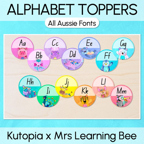 Resource preview 1 for Alphabet Toppers - The Kutopia Collection